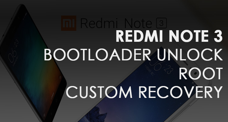 unlock bootloader redmi note 3