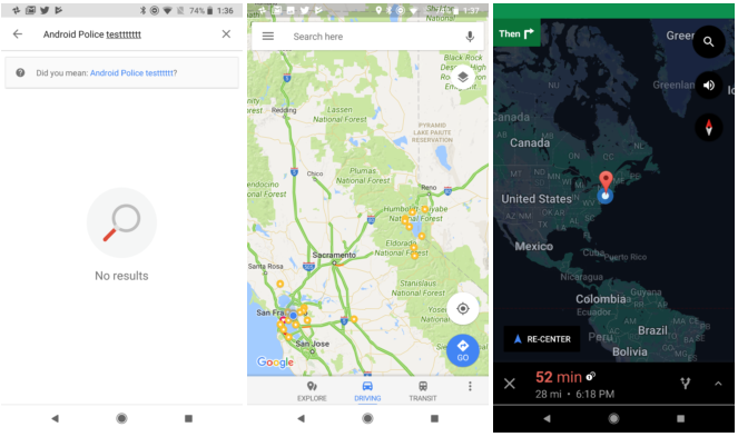 gmail and maps running on android 8.1 oreo gets white nav bars