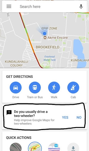 google maps new motorcycle navigation mode is now live for some users