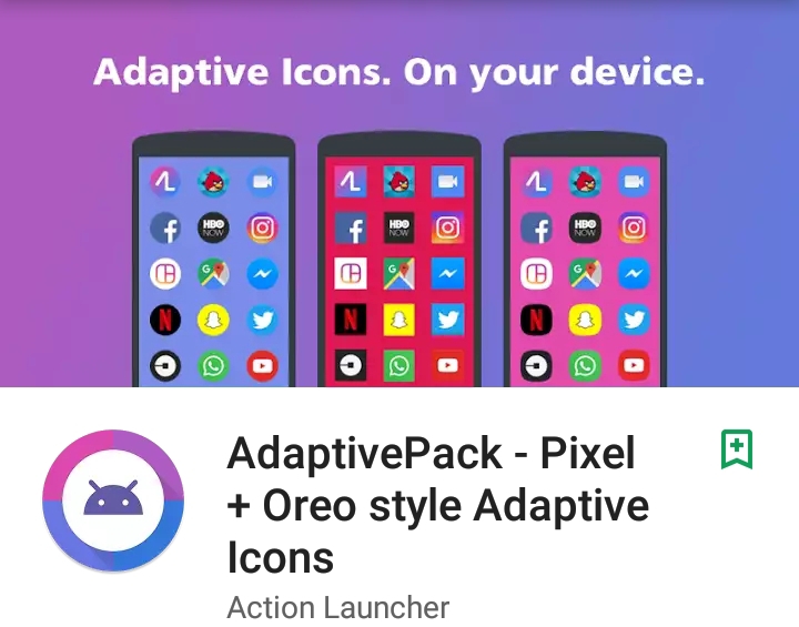 [download apk] action launcher v32 brings adaptive icon pack v3.0 with more icons