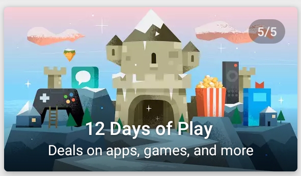 google play store holidays sale: great discount on apps, books, games, and movies