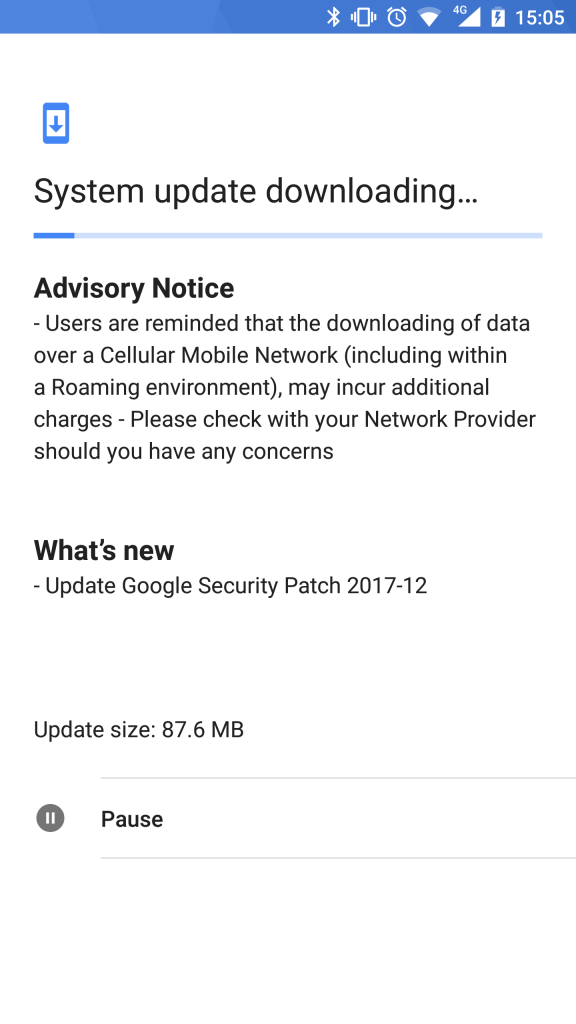 nokia 8 december security patch