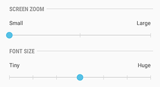how to change font size on galaxy note 8
