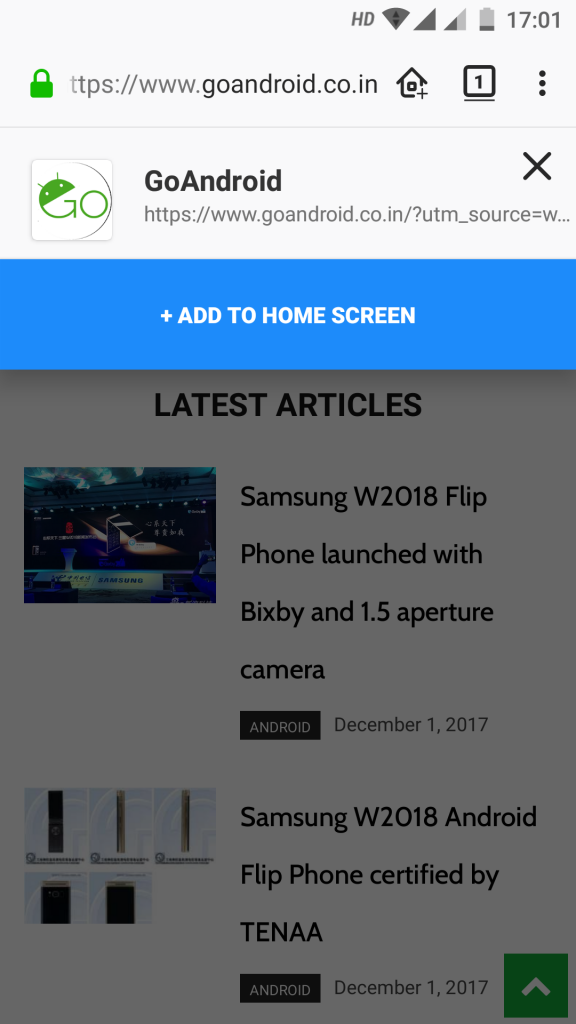 goandroid pwa firefox