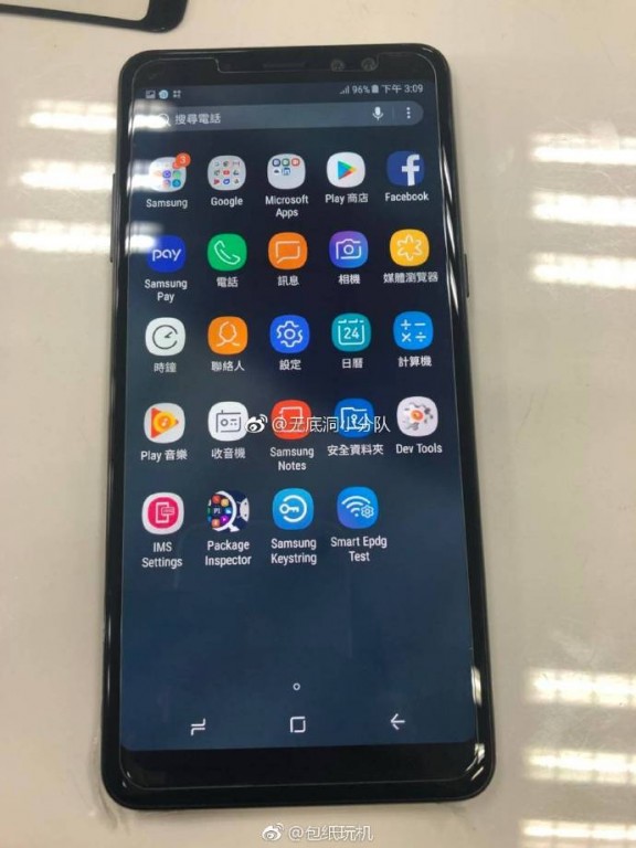 samsung galaxy a8+ leak