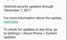 Moto G4 Plus gets December security