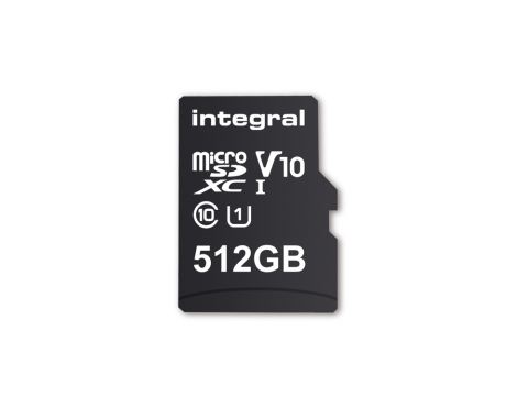 integral to launch 512gb microsd card first in the market