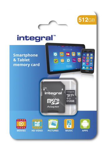 integral to launch 512gb microsd card first in the market
