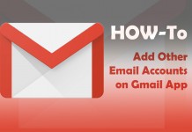 how to add other email accounts on gmail app