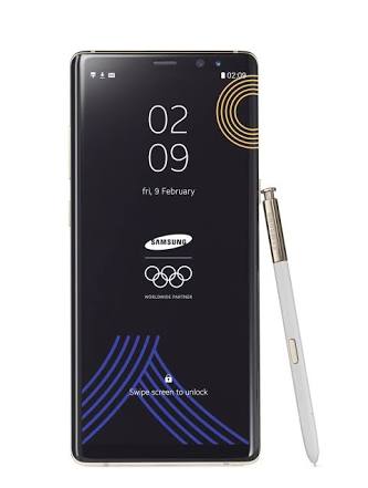 samsung galaxy note 8 winter olympic edition is launched, it's a feast for the eyes