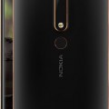 Nokia 6 2018 black front back