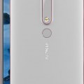 Nokia 6 2018 silver front back