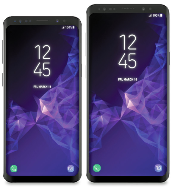 samsung galaxy s9 and s9 plus renders