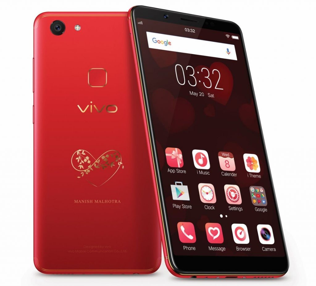 infinite red vivo v7 plus