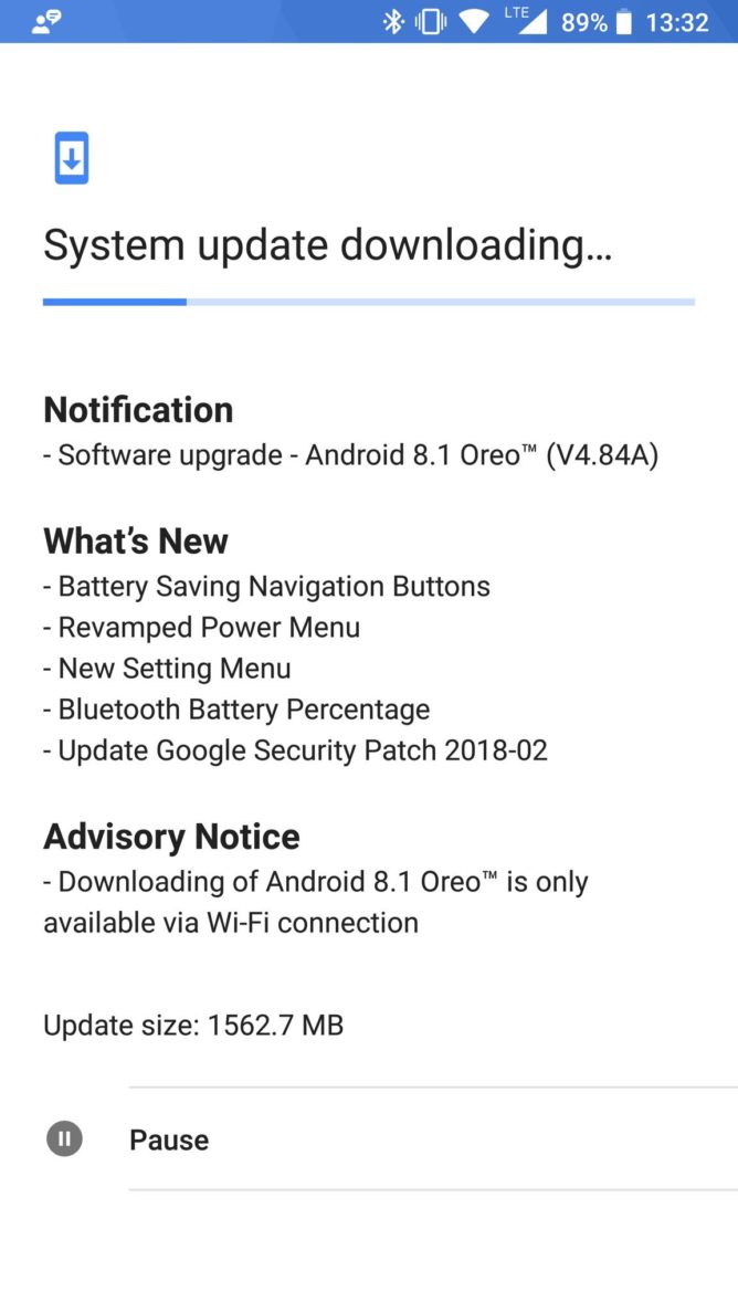 nokia 8 starts receiving stable android oreo 8.1 update