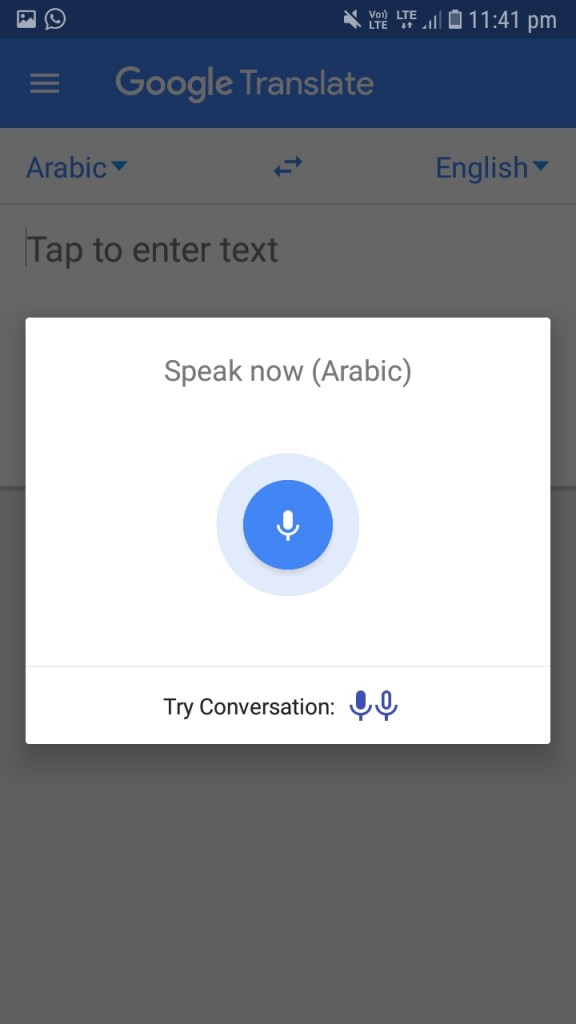 google translate update