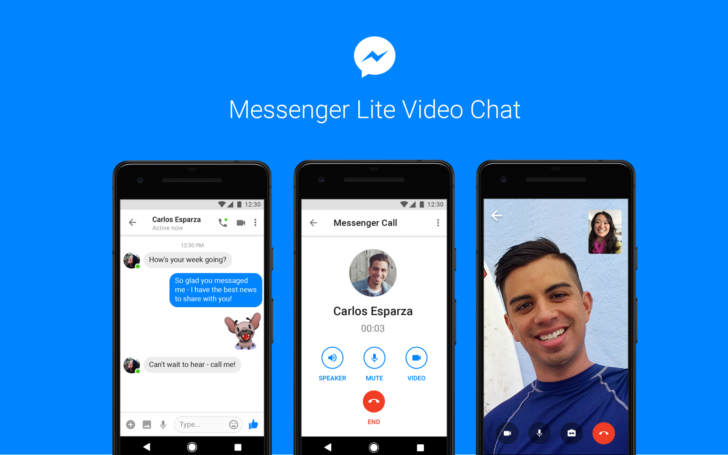 facebook messenger lite now offer video chat feature