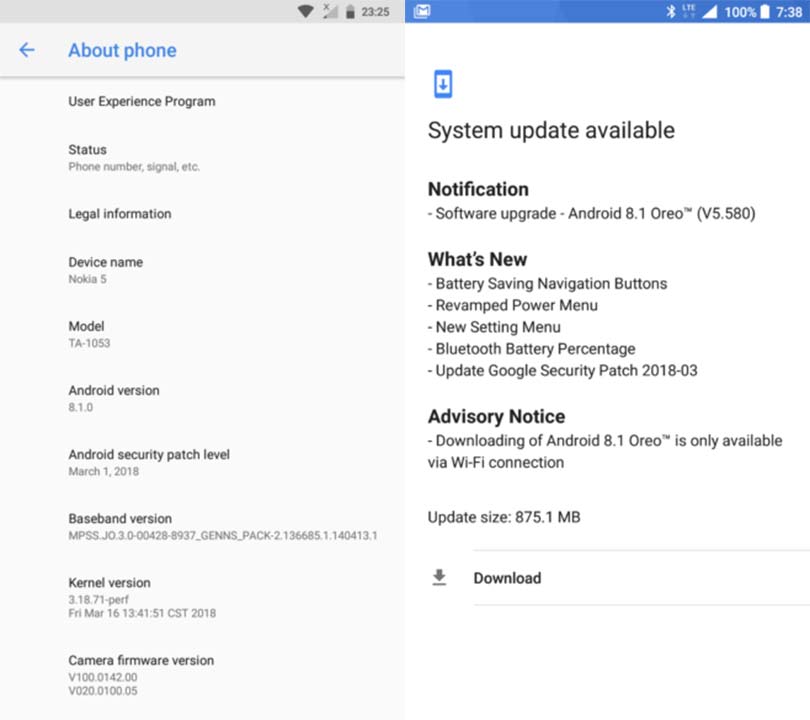 android 8.1 oreo is rolling out on nokia 5(2017) and nokia 6(2017)