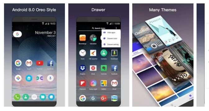 best android 8.0 oreo launchers available on play store (2018)