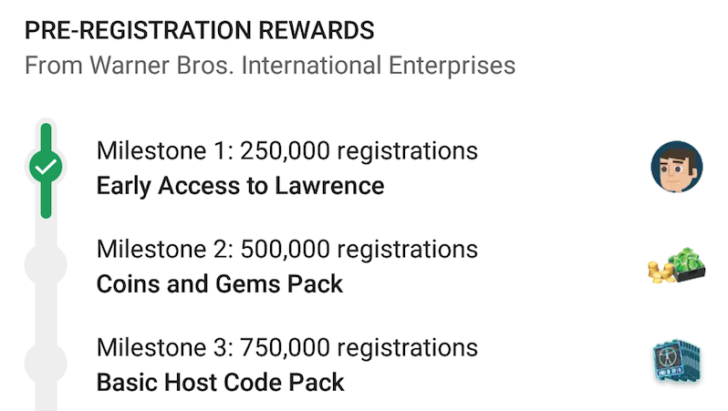 google play store now offers pre-registration reward tiers
