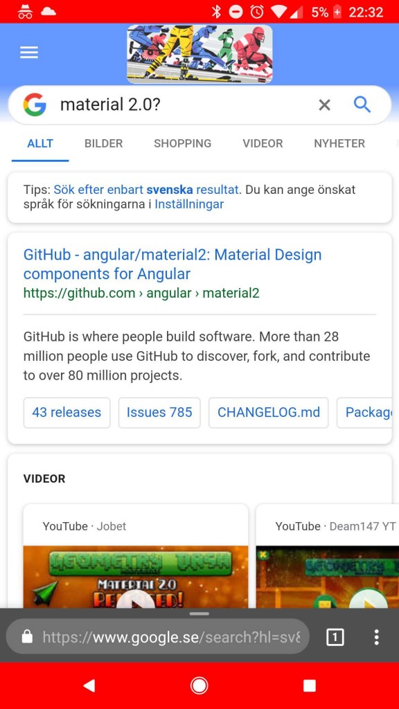 google may update its mobile site with a fresh round search bar