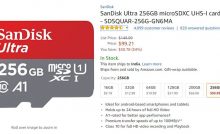 Sandisk ultra 256GB for $89 99