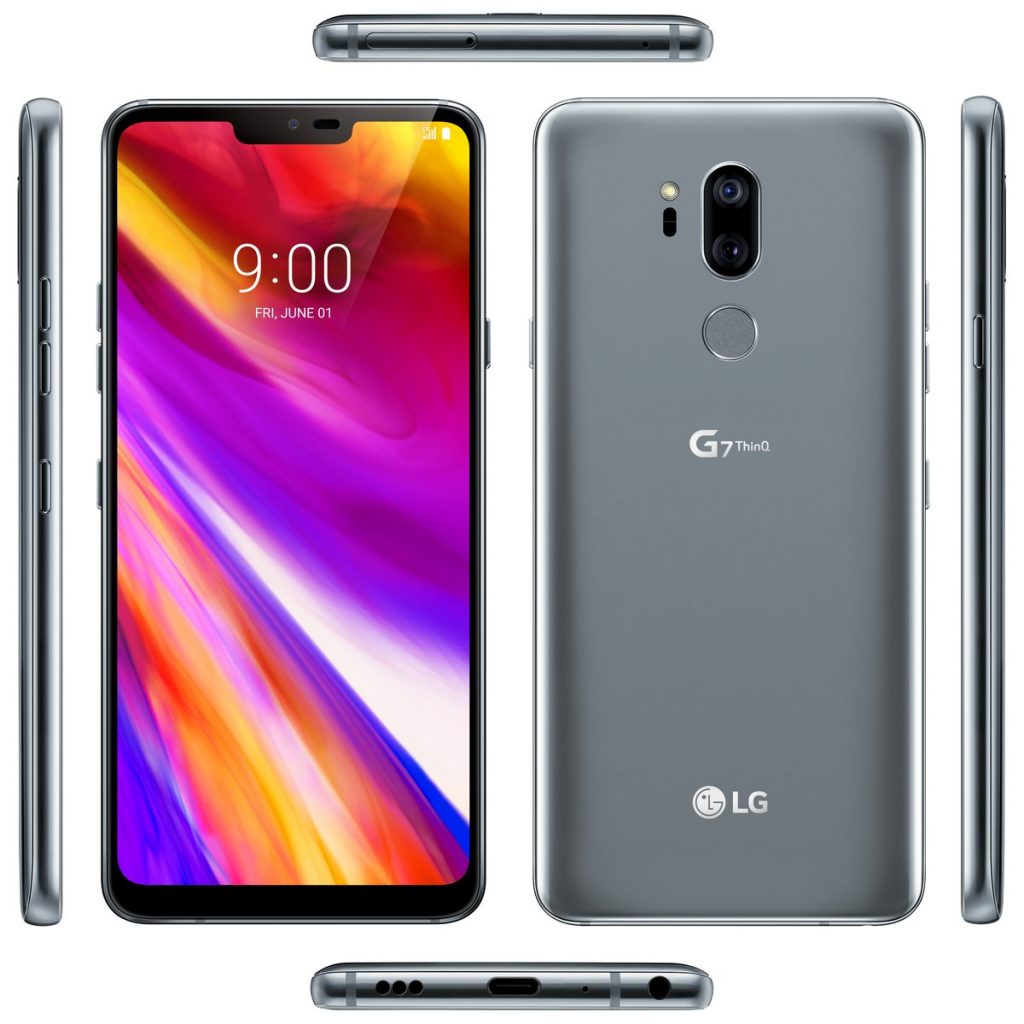 lg g7 thinq leaked online, houses a display notch