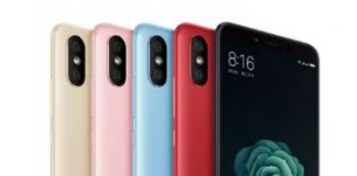 Xiaomi Mi A2 (Mi 6X) colors