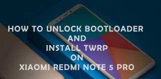install TWRP recovery Xiaomi Redmi Note 5 Pro
