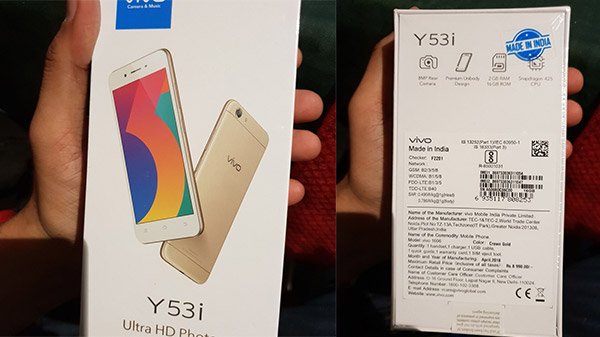 vivo silently launches its vivo y53i in india for ₹7,990