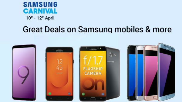 samsung carnival sale live on flipkart, great discounts on samsung mobiles and more