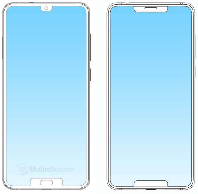 zte patents the dual-notch smartphone design