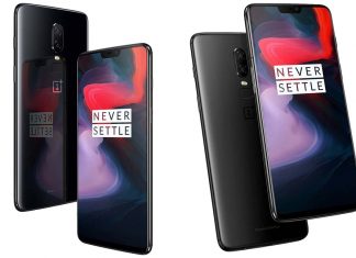 OnePlus 6 Front and Back