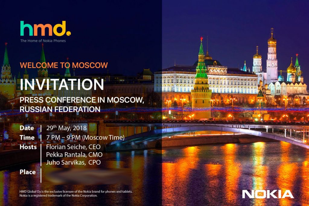 hmd global sends out media invite for may 29 launch event in russia