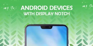 android display notch devices 2018