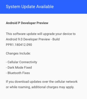 essential android p developer preview