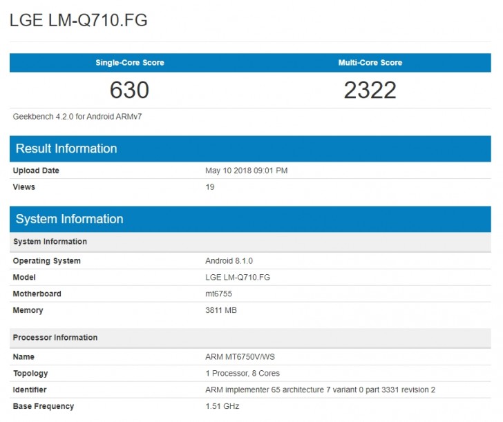 lg's upcoming handset q7 appears on geekbench, specs revealed