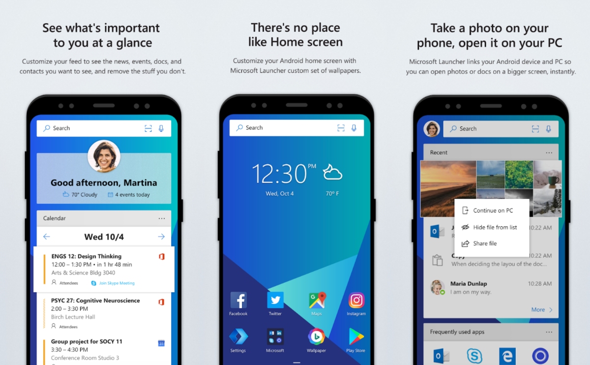 microsoft launcher beta v4.9 update brings several new features and enhancements