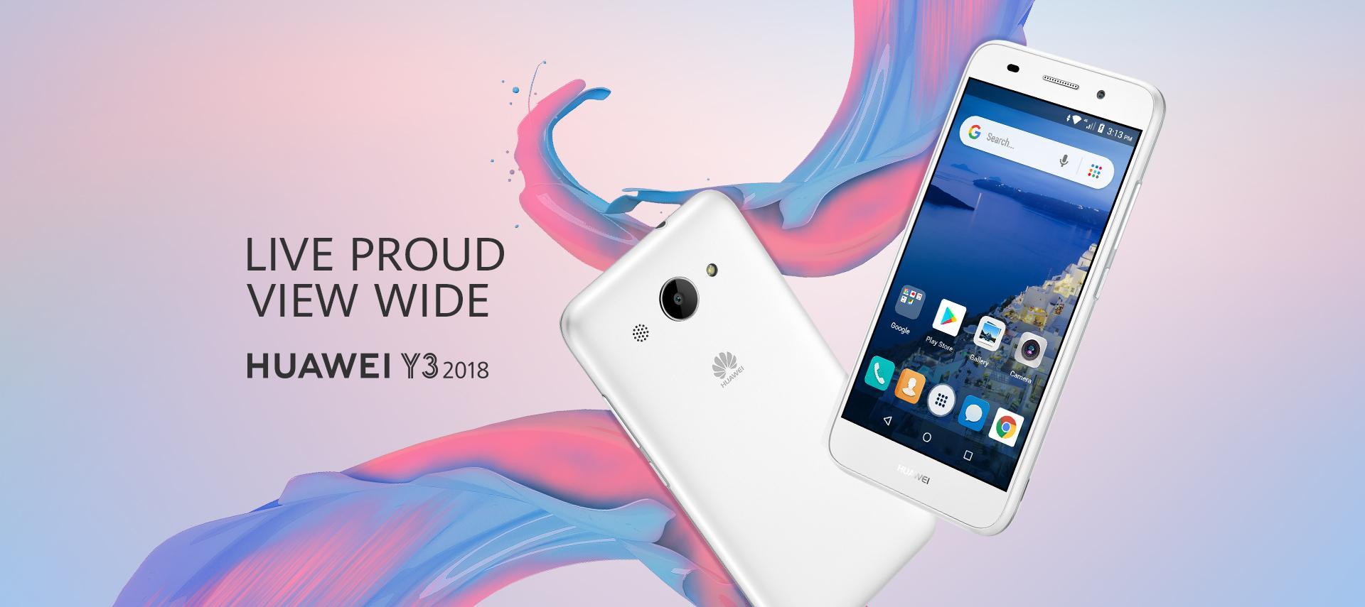 android go powered huawei y3 (2018) pops up on huawei zambia website