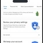 google testing renewed look for google account settings