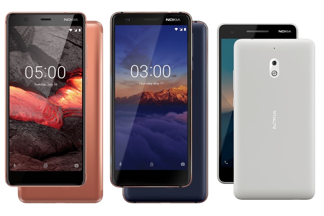 nokia 5.1, nokia 3.1, and nokia 2.1 to soon hit the us, appears on fcc and amazon listing