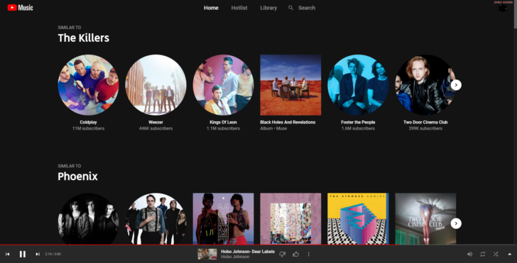 youtube music web player is now available for more users