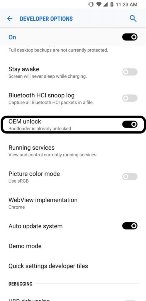 galaxy oem unlock 