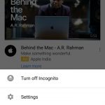 incognito mode rolling out on youtube for android