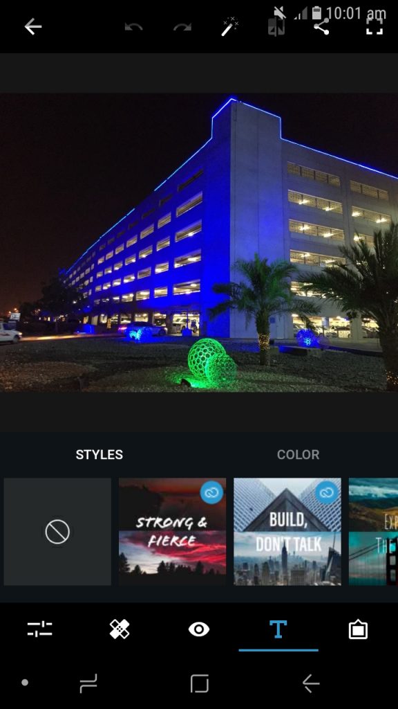 latest adobe photoshop express v5.0.508 adds text feature on android