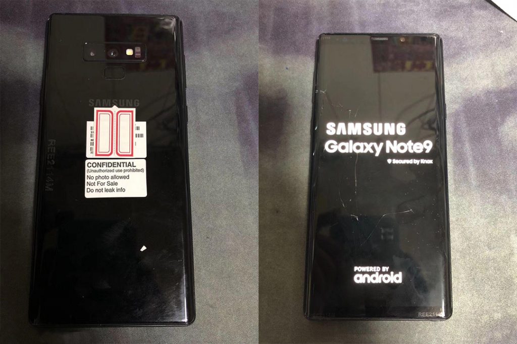 samsung galaxy note 9 leaks