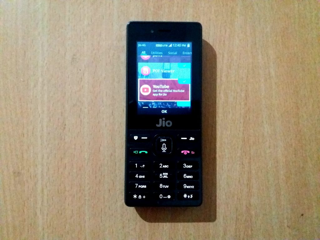 jiophone youtube