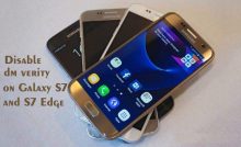 disable dm verity on Galaxy S7 and S7 Edge