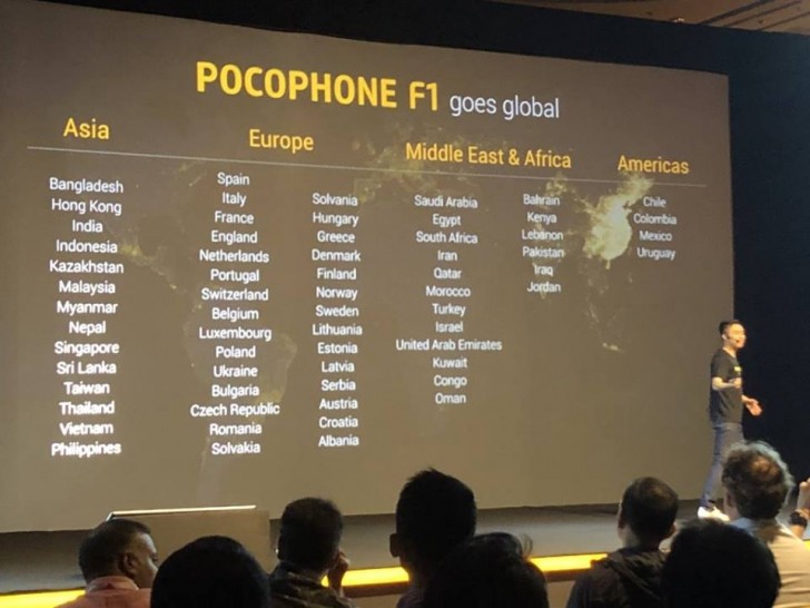pocophone f1 arriving in 60+ countries, price to start from $300 usd