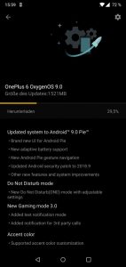 oneplus 6 receives stable oxygenos 9.0 update based on android pie